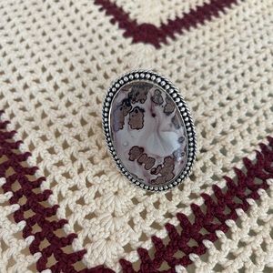 Peanut jasper adj ring